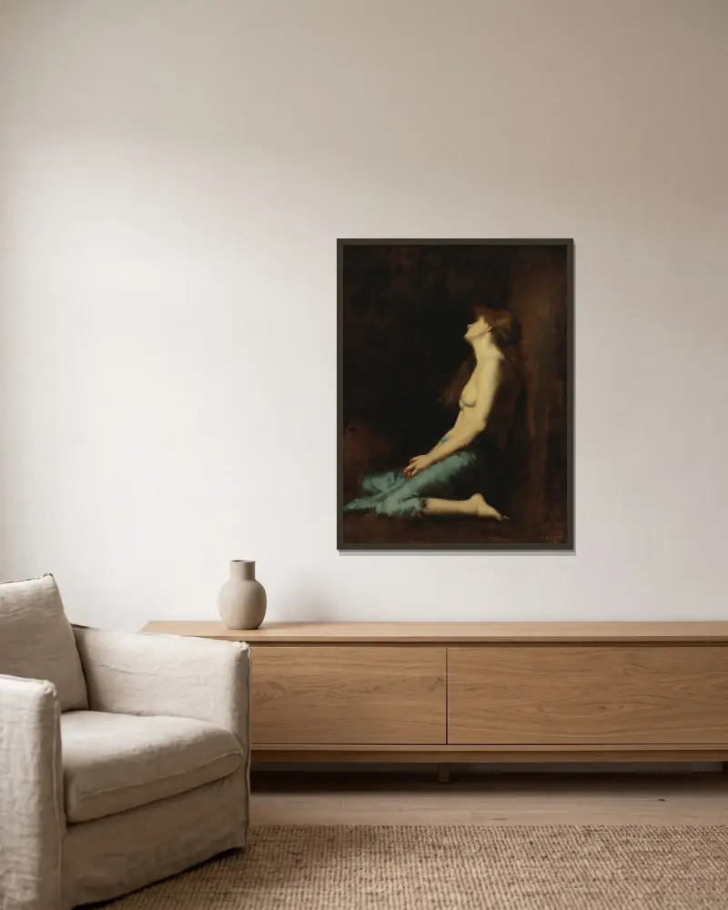 Máří Magdalena, Jean-Jacques Henner v rámu na stěně