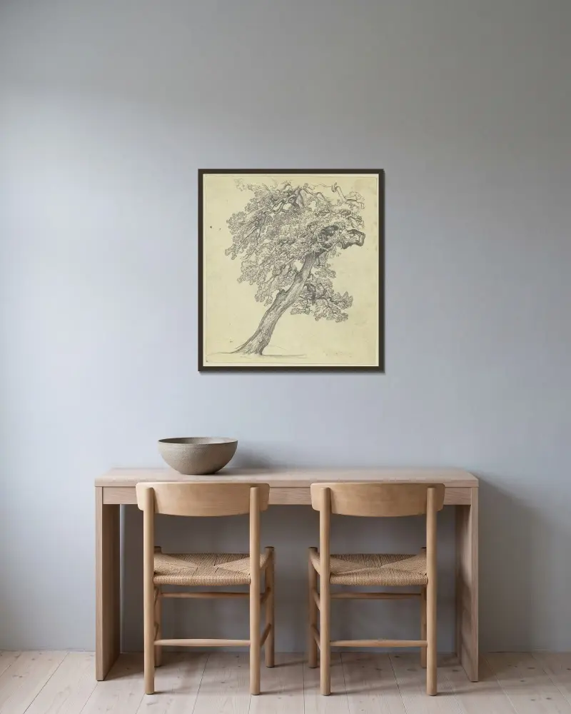 Tree, Jakob Becker w ramie na ścianie
