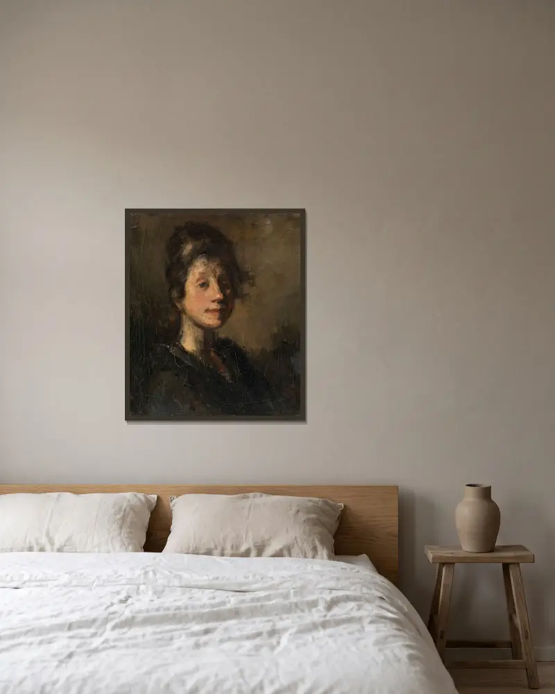 Malvina von Jakob Smits gerahmt an einer Wand