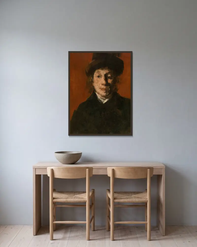 Malvina – Nr. 1, Jakob Smits v rámu na stěně