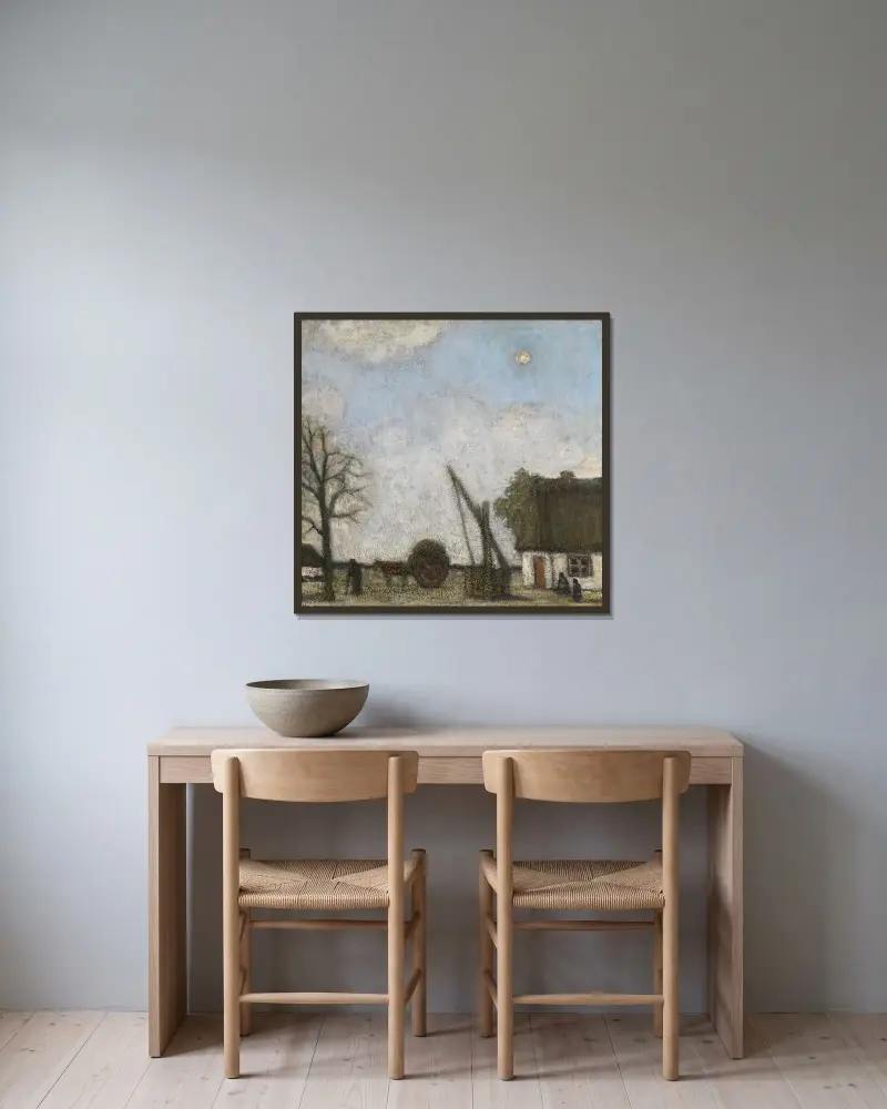 The Well, Jakob Smits w ramie na ścianie