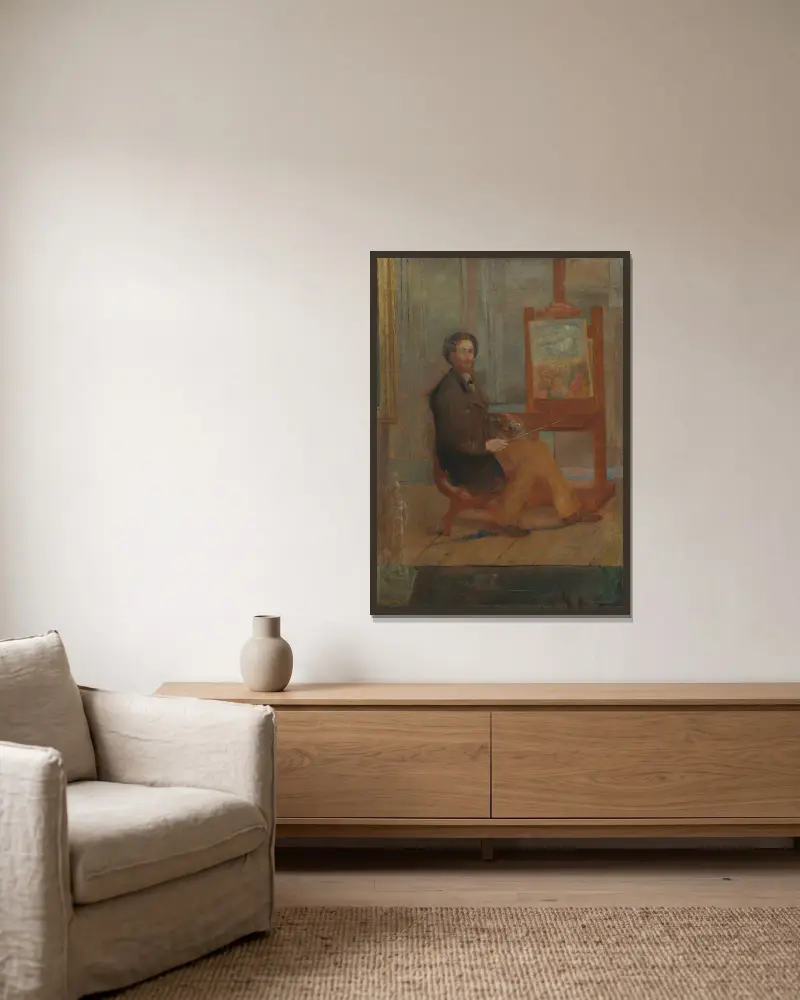 Ensor u stojanu, James Ensor v rámu na stěně