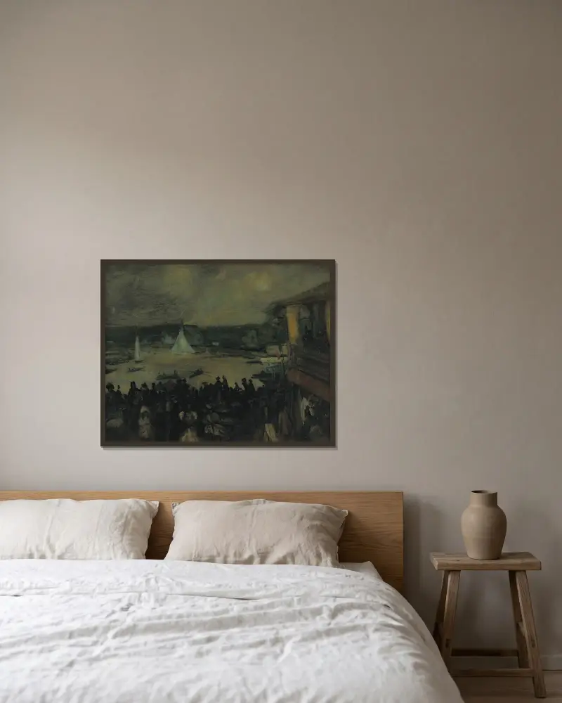 Sailing Boats – Paris von William James Glackens gerahmt an einer Wand