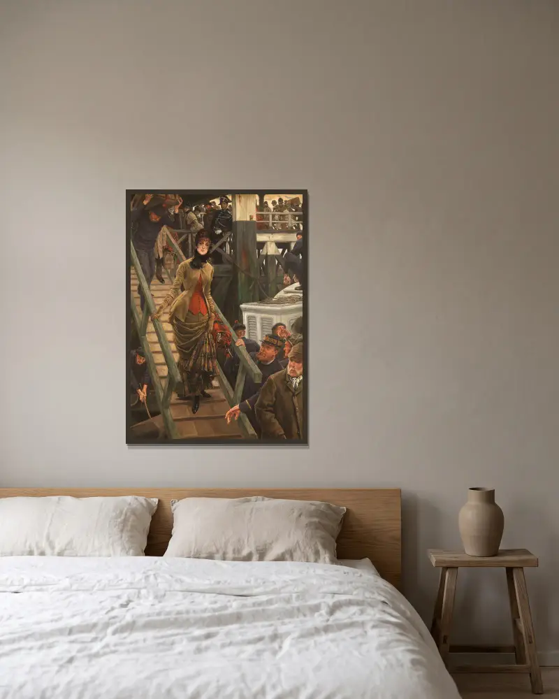 Odpłynięcie z Calais, James Tissot w ramie na ścianie
