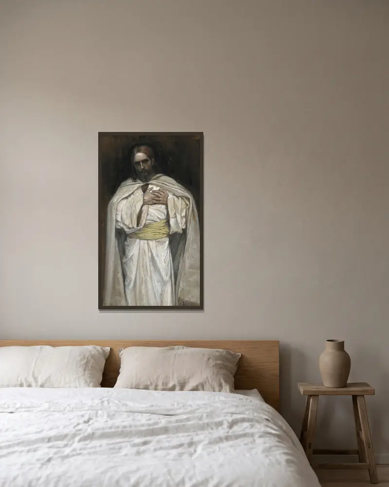 Vår Herre Jesus Kristus av James Tissot inramad på en vägg