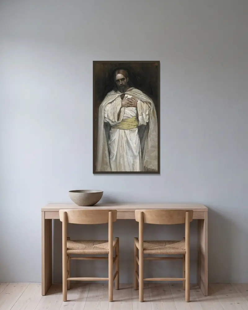 Vår Herre Jesus Kristus av James Tissot inramad på en vägg