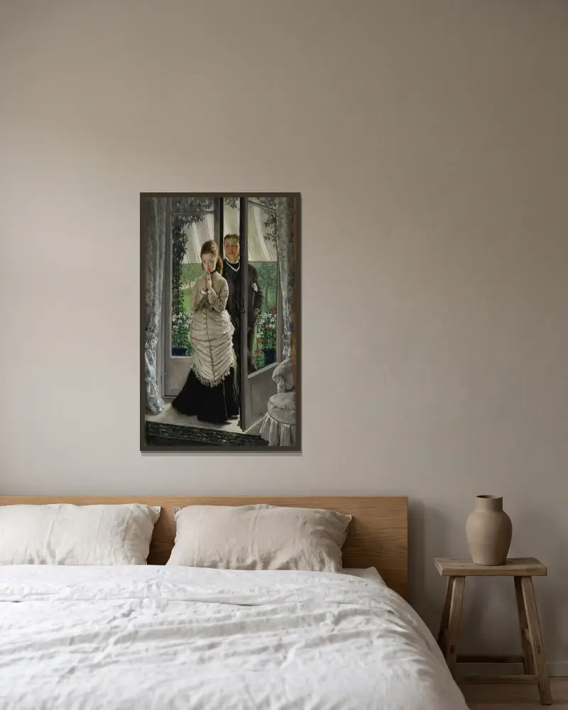 Frieriet av James Tissot inramad på en vägg