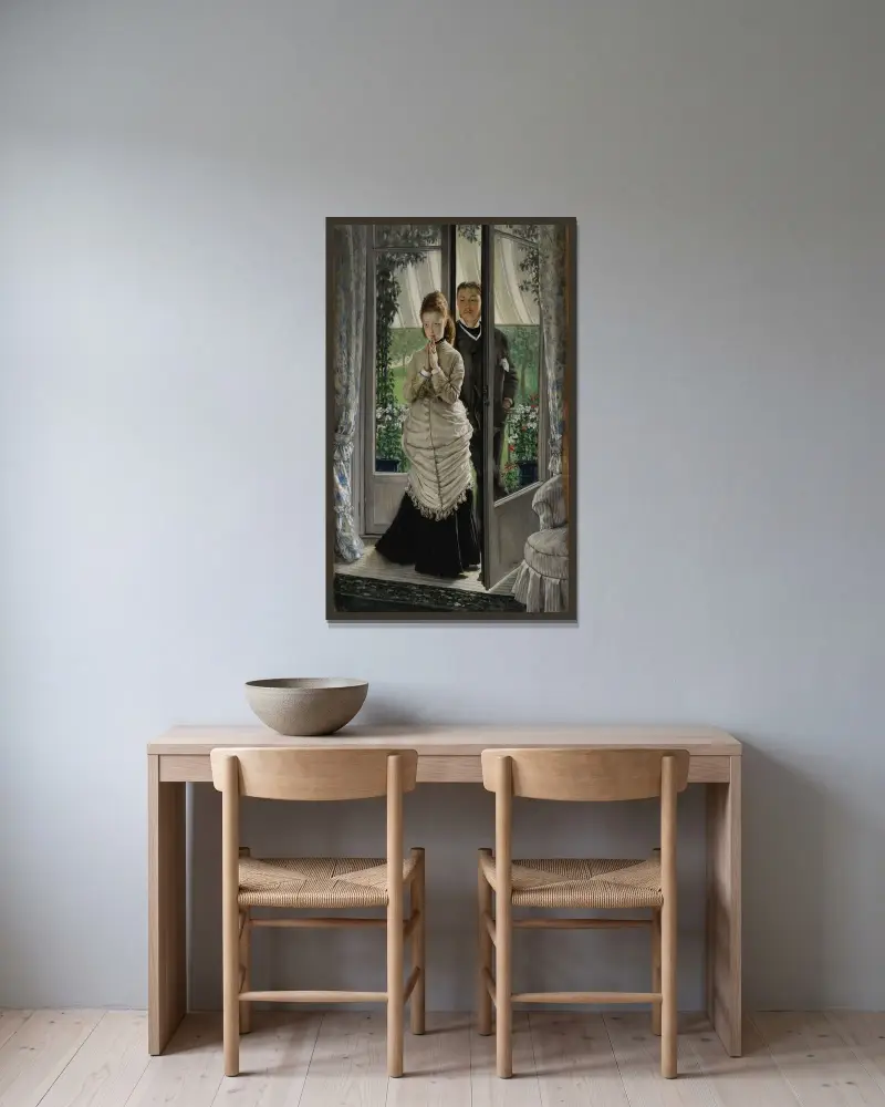 Frieriet av James Tissot inramad på en vägg