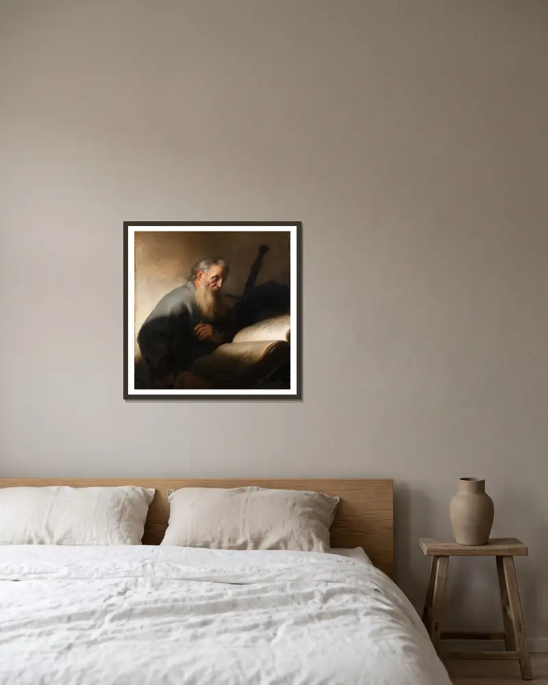 Apoštol Pavel, Jan Lievens v rámu na stěně