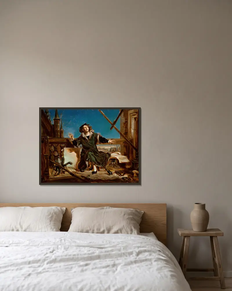 Nicolaus Copernicus, Jan Matejko v rámu na stěně