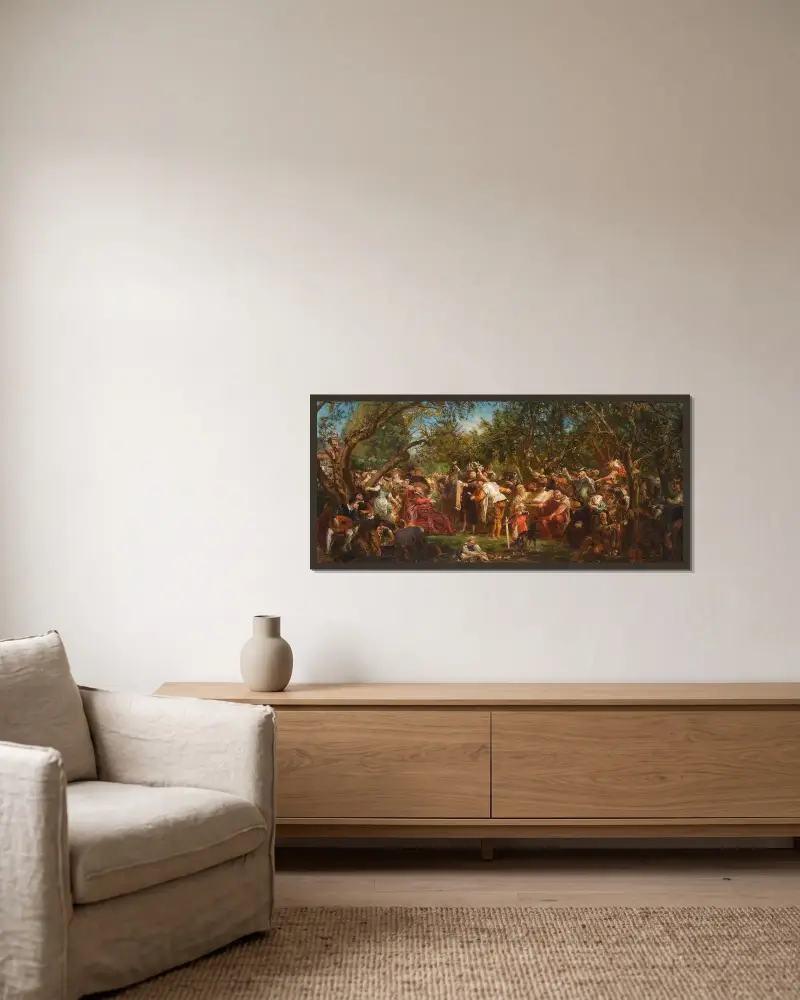 The Babin Republic von Jan Matejko gerahmt an einer Wand