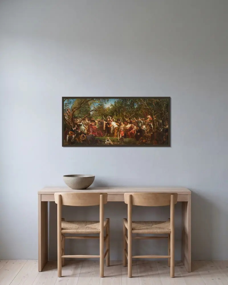 The Babin Republic von Jan Matejko gerahmt an einer Wand