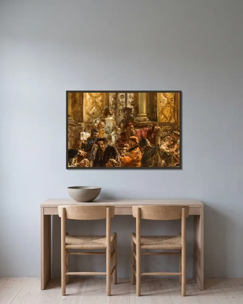 Złoty wiek literatury, z serii „Dzieje cywilizacji w Polsce”, Jan Matejko w ramie na ścianie