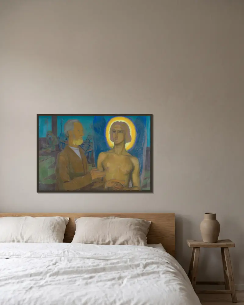 Liberation of St. Peter av Jan Rembowski inramad på en vägg