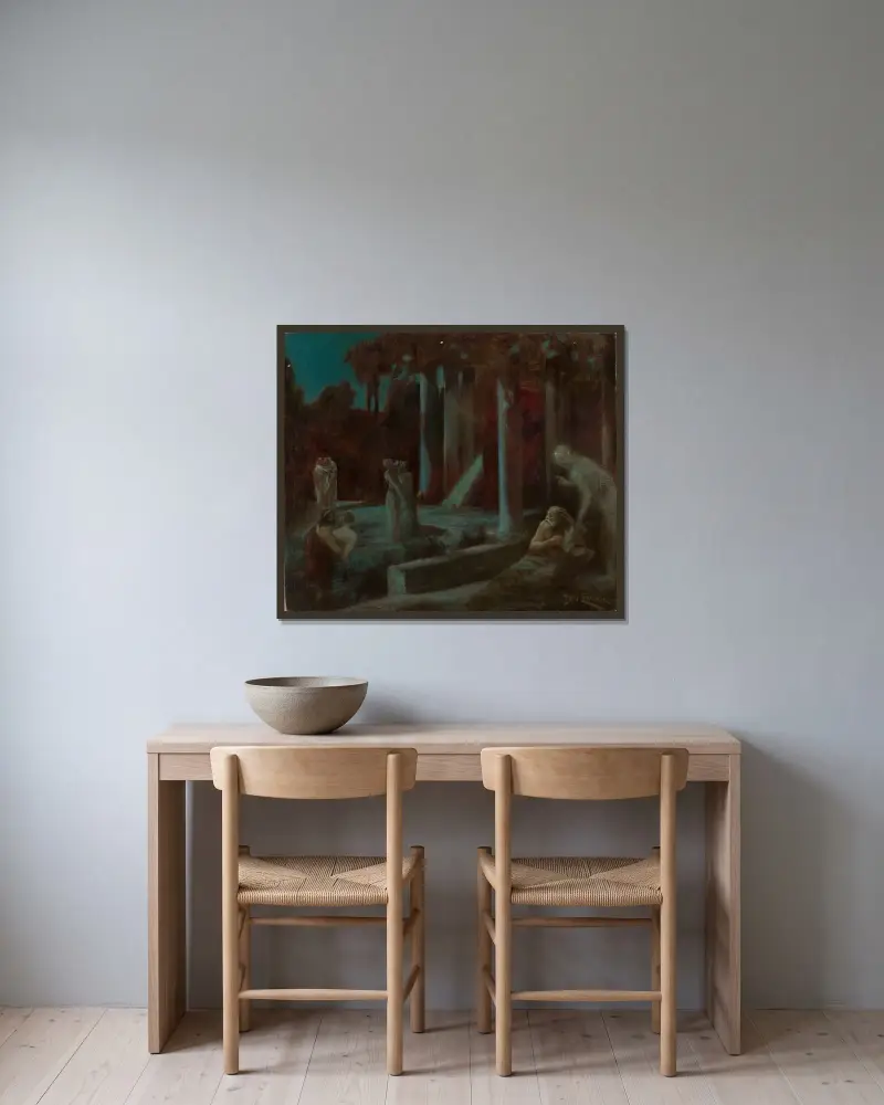 Ulysses, Jan Styka w ramie na ścianie