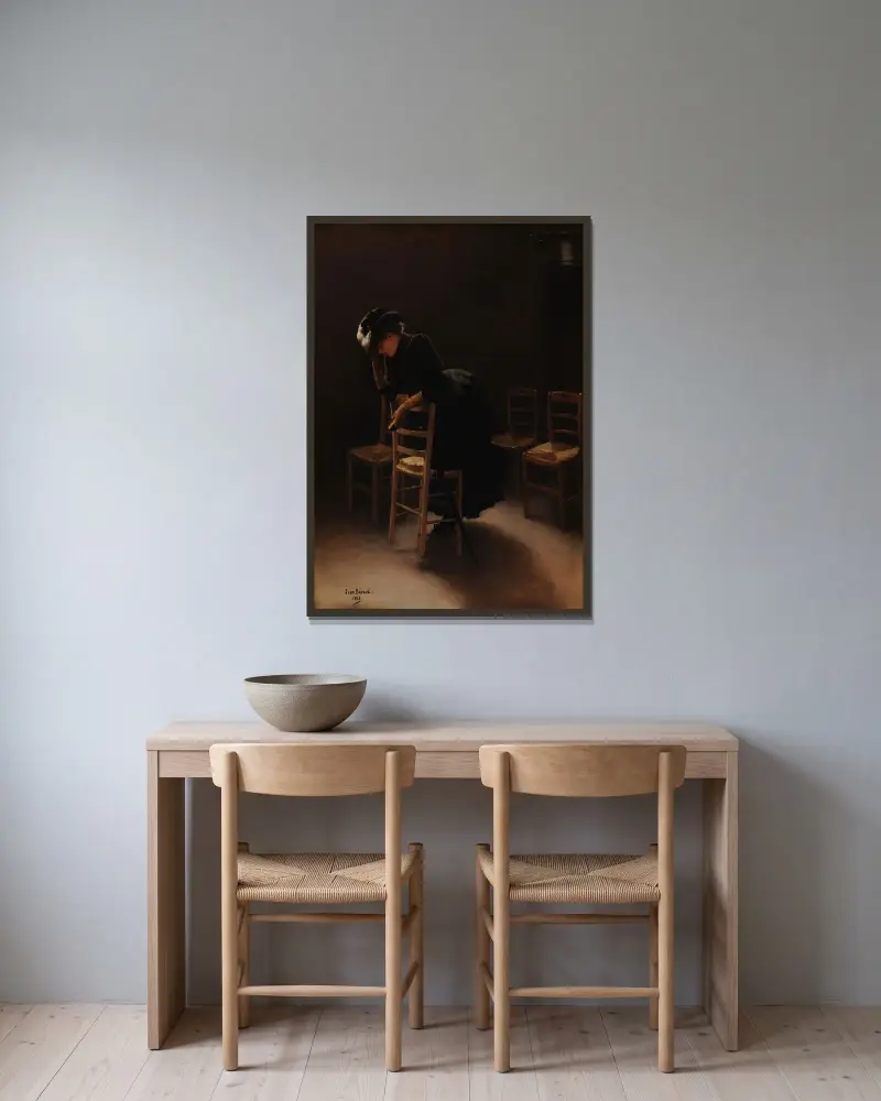 Bönen av Jean Béraud inramad på en vägg