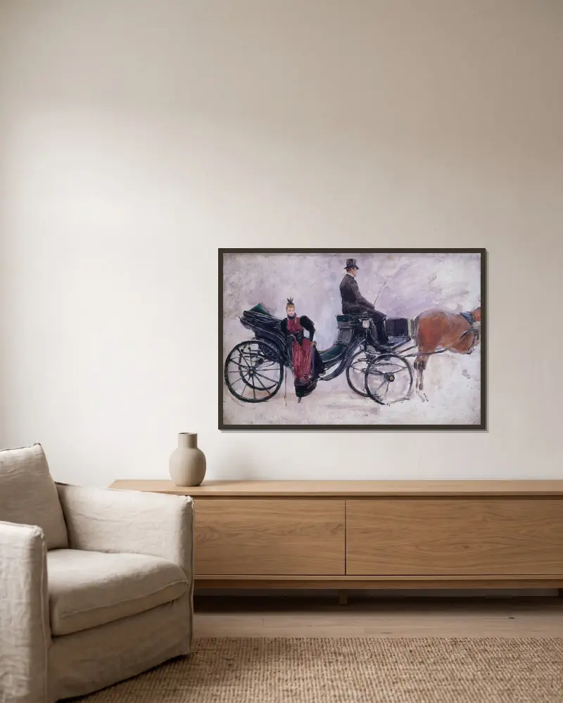 Zwycięstwo, Jean Béraud w ramie na ścianie