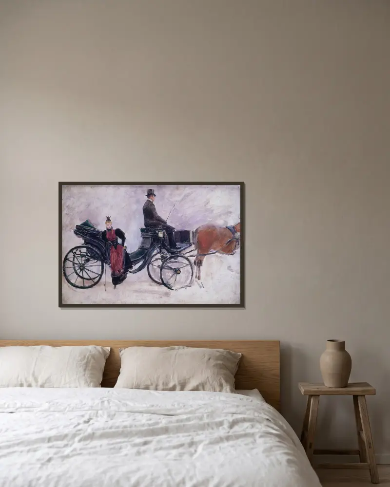 Zwycięstwo, Jean Béraud w ramie na ścianie