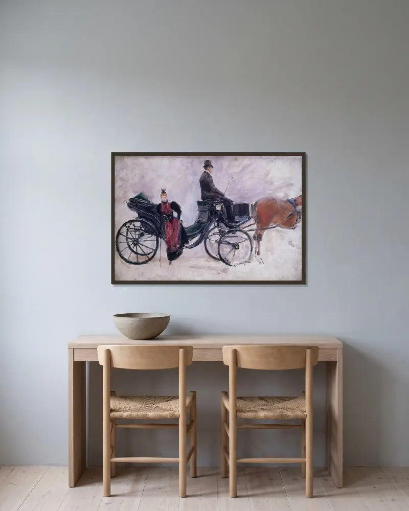 Zwycięstwo, Jean Béraud w ramie na ścianie