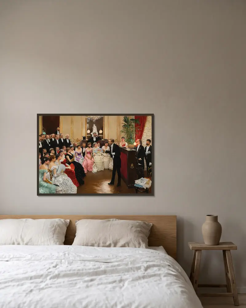 Monolog, Jean Béraud v rámu na stěně