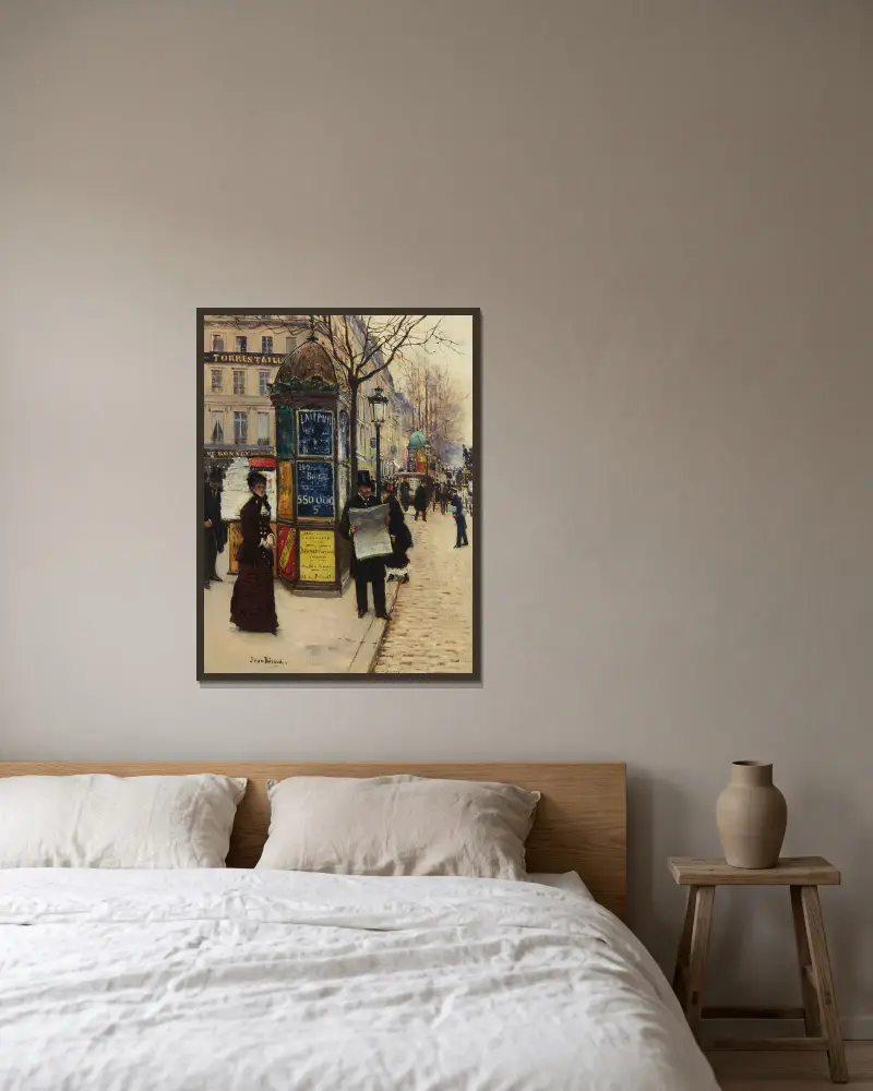 Velké bulváry, Jean Béraud v rámu na stěně