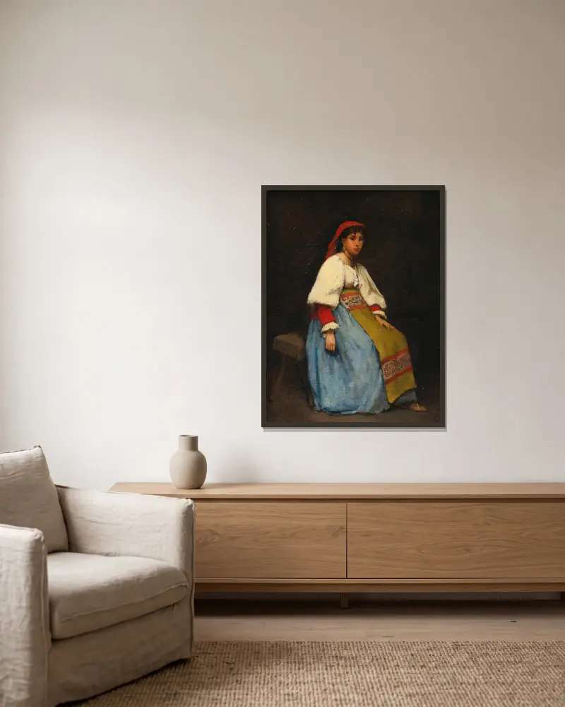 Italka, Jean Béraud v rámu na stěně