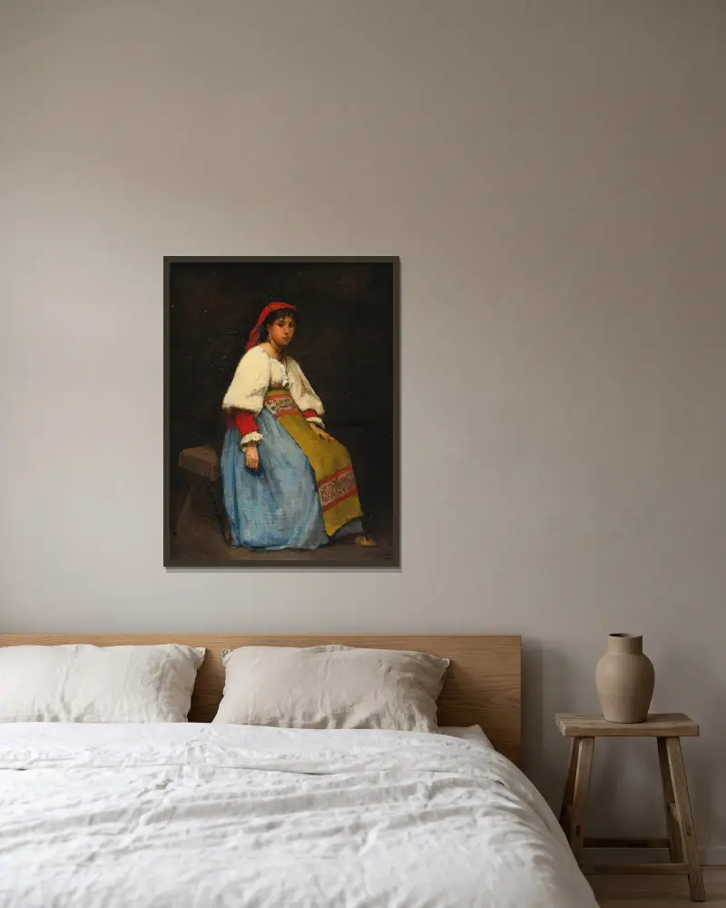 Italka, Jean Béraud v rámu na stěně
