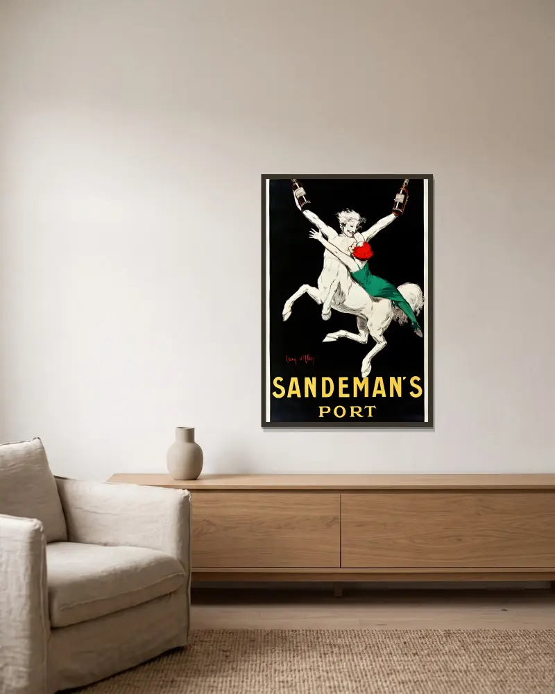 Sandeman's Port, Jean d'Ylen w ramie na ścianie