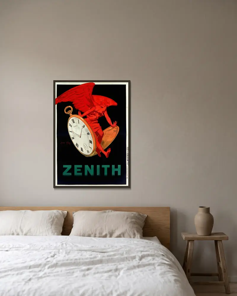 Zenith, Jean d'Ylen v rámu na stěně