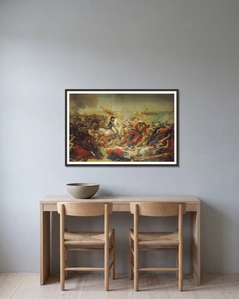 Bitwa pod Abukirem, 25 lipca 1799, 25 lipca 1799, Antoine-Jean Gros w ramie na ścianie