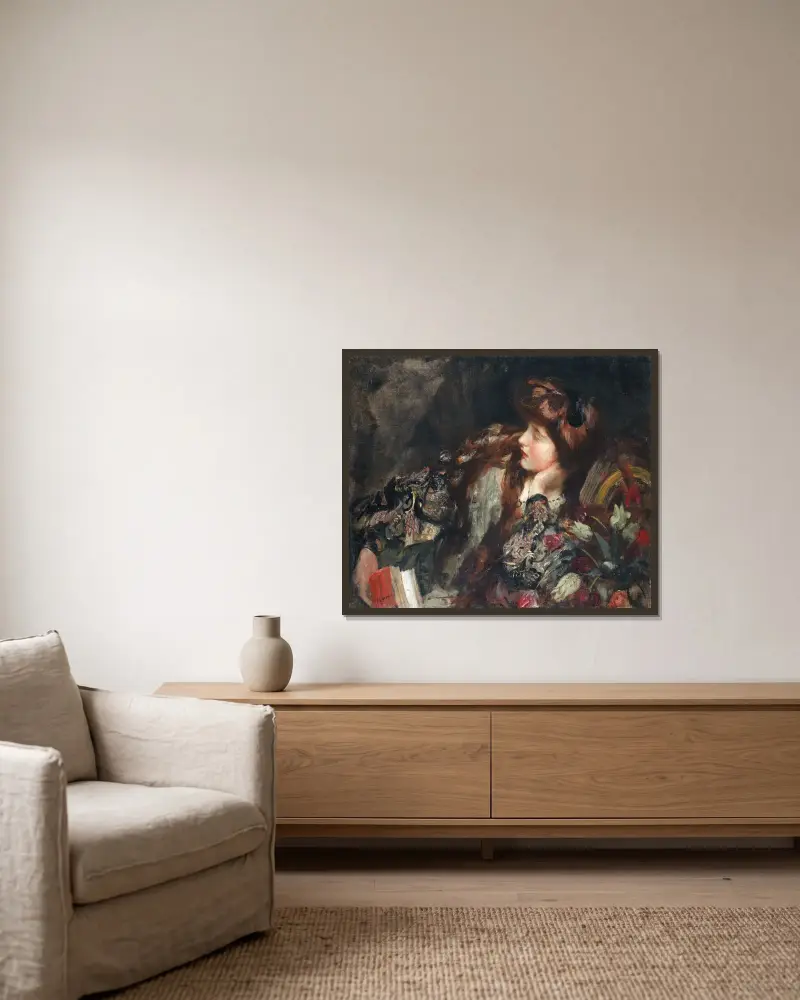 Begrundan av James Jebusa Shannon inramad på en vägg