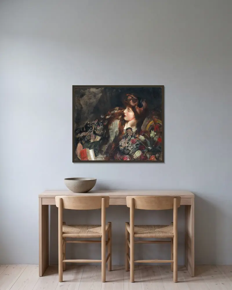 Begrundan av James Jebusa Shannon inramad på en vägg