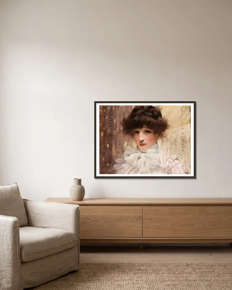 Estelle, James Jebusa Shannon v rámu na stěně