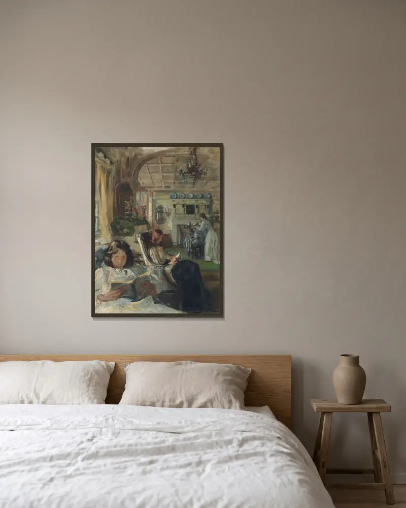 Der Salon von James Jebusa Shannon gerahmt an einer Wand