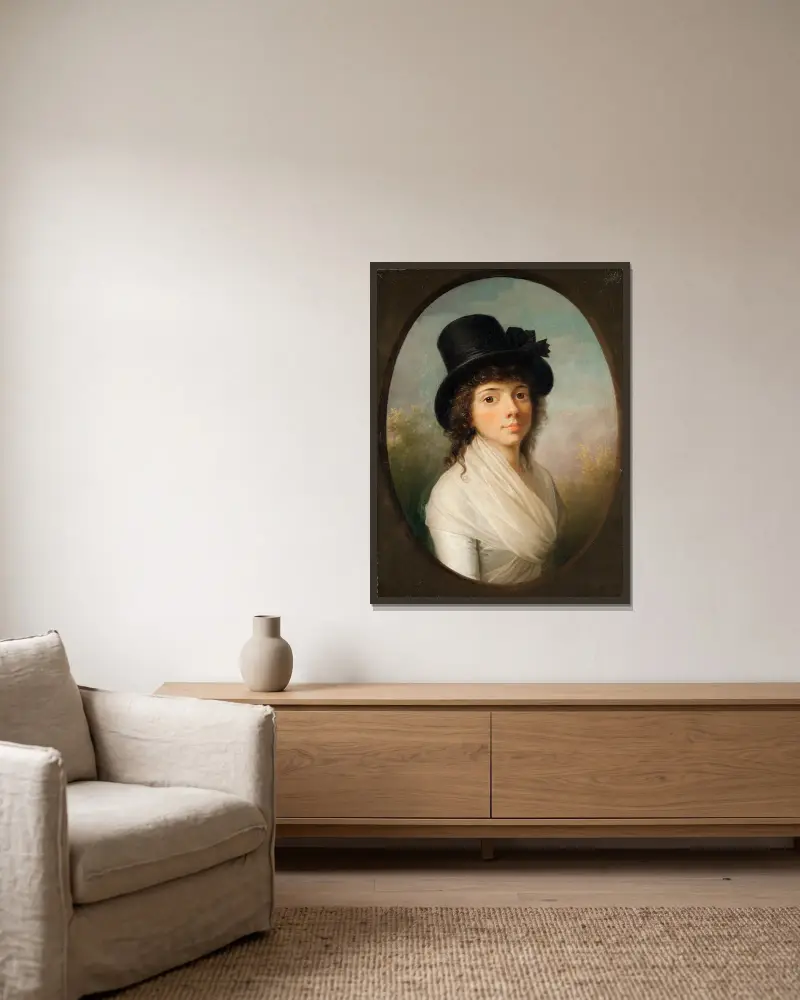 Petronelle Römeling von Jens Juel gerahmt an einer Wand