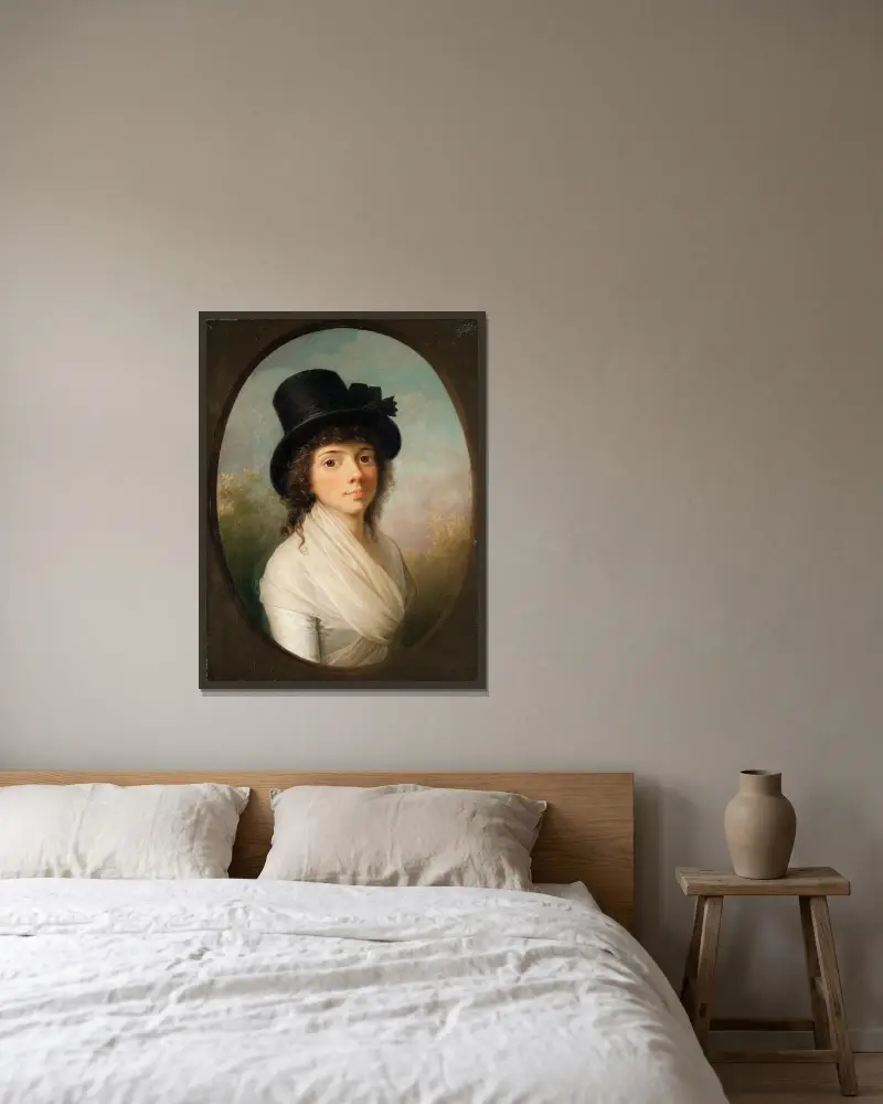 Petronelle Römeling von Jens Juel gerahmt an einer Wand