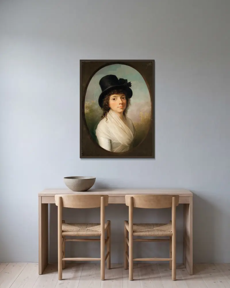 Petronelle Römeling von Jens Juel gerahmt an einer Wand