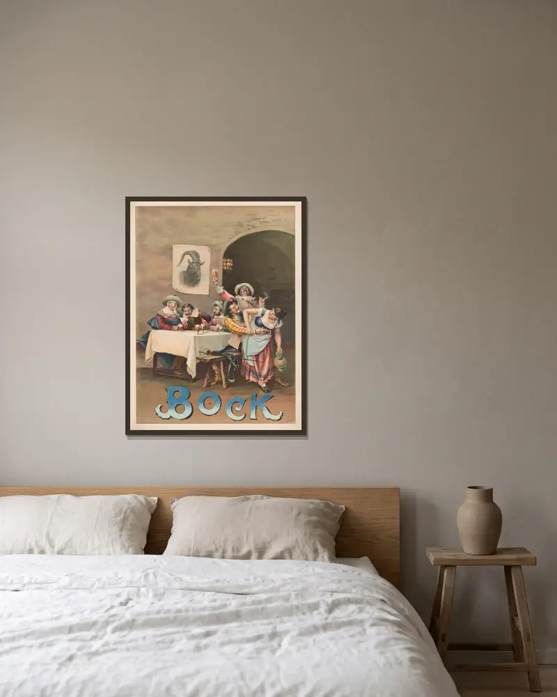 Kozioł, Henry Jerome Schile w ramie na ścianie