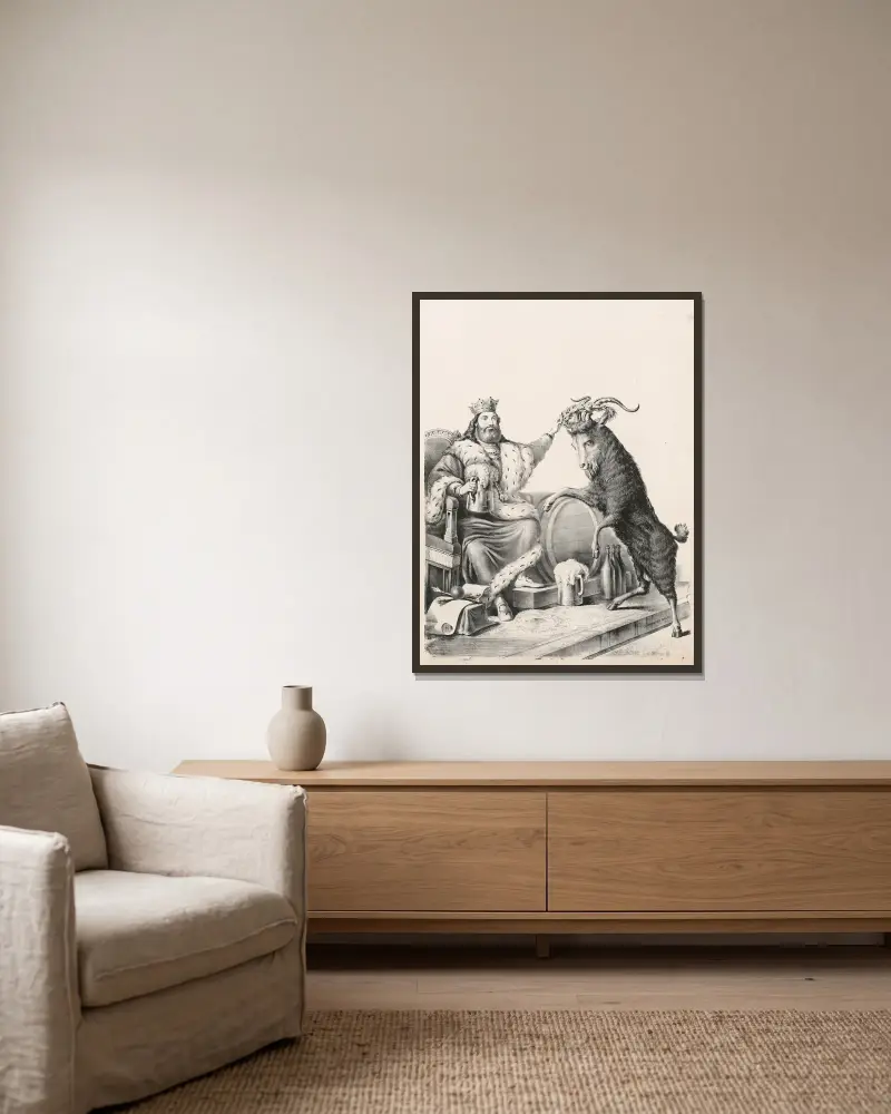 Koronacja Bocka, Henry Jerome Schile w ramie na ścianie