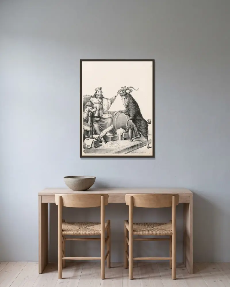 Koronacja Bocka, Henry Jerome Schile w ramie na ścianie