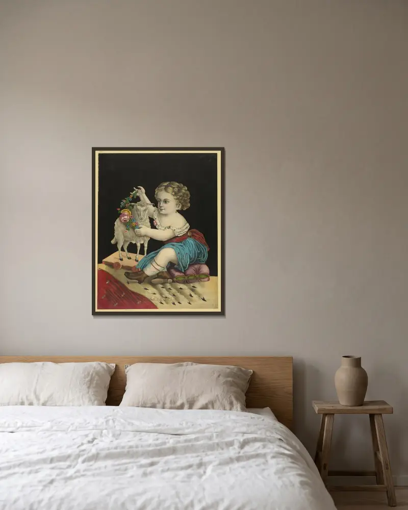 Oskuld av Henry Jerome Schile inramad på en vägg