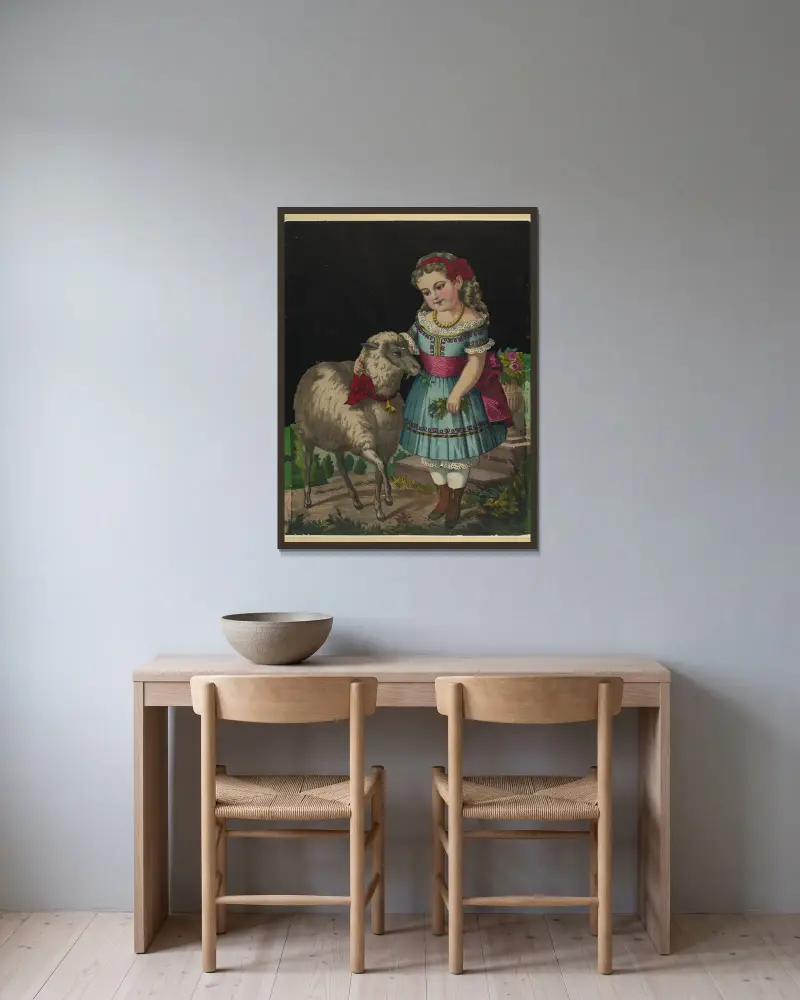 Mein Liebling von Henry Jerome Schile gerahmt an einer Wand