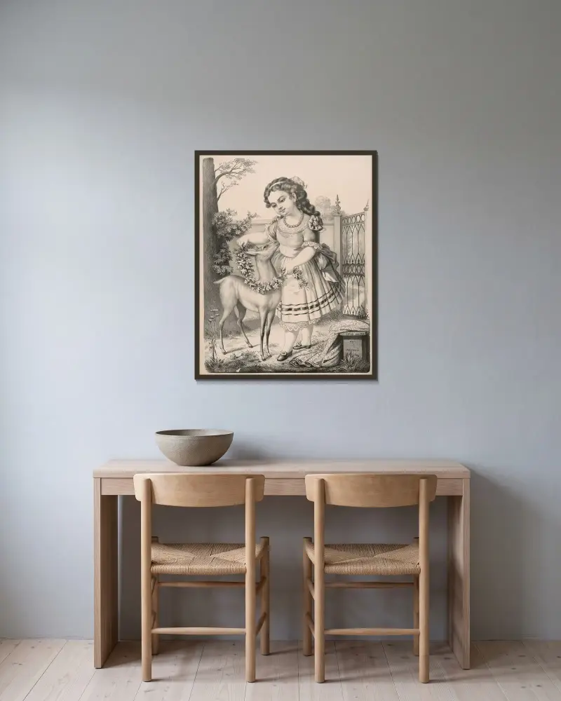Min lekkamrat av Henry Jerome Schile inramad på en vägg