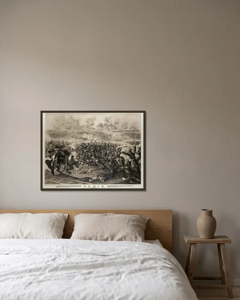 Paris, Henry Jerome Schile v rámu na stěně
