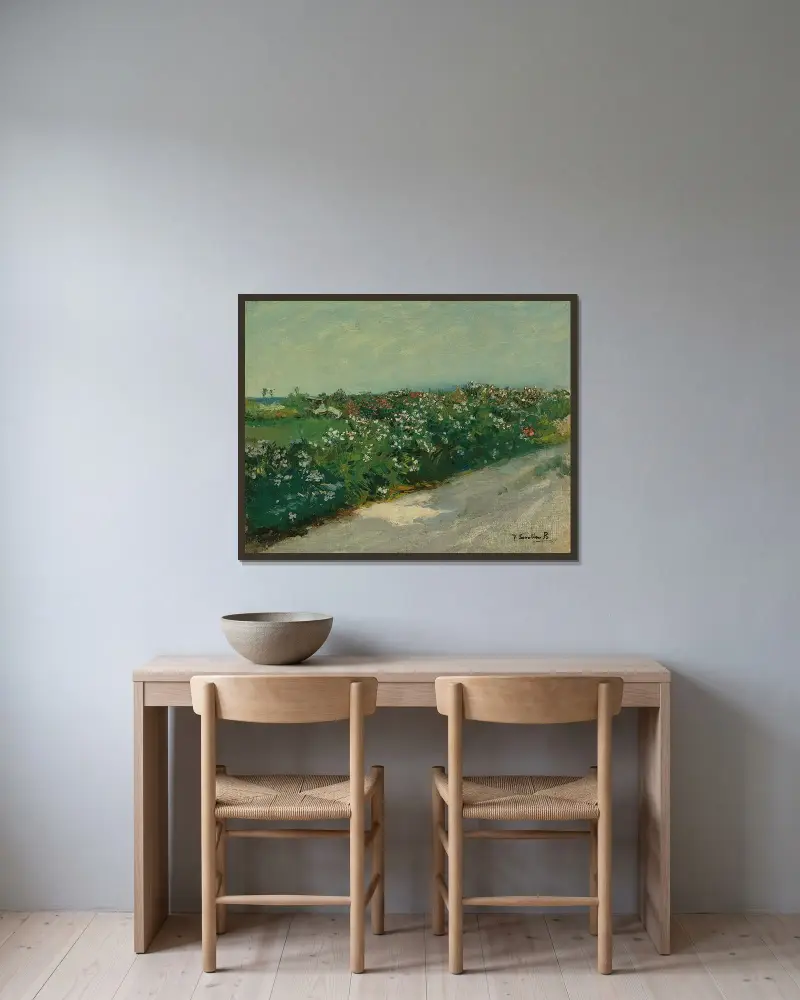 Malvarrosa, Joaquín Sorolla v rámu na stěně