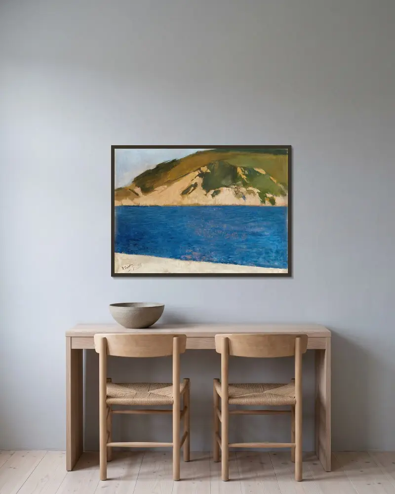 Monte Ulía, San Sebastián, Joaquín Sorolla w ramie na ścianie