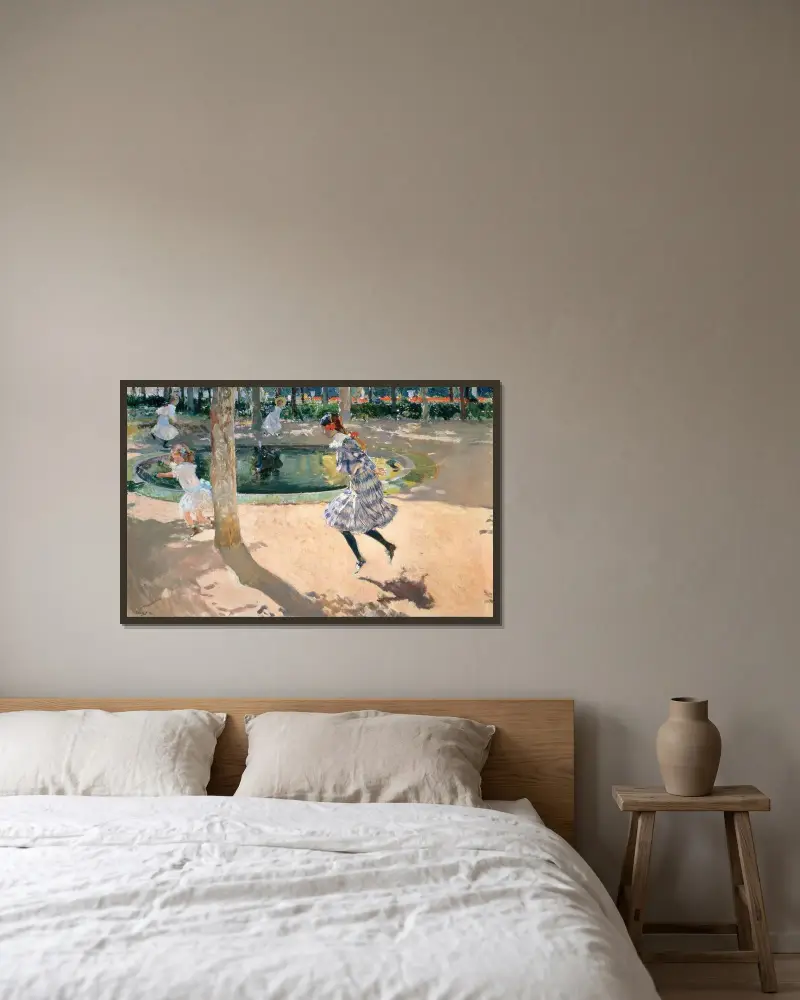 Skakanka, Joaquín Sorolla v rámu na stěně