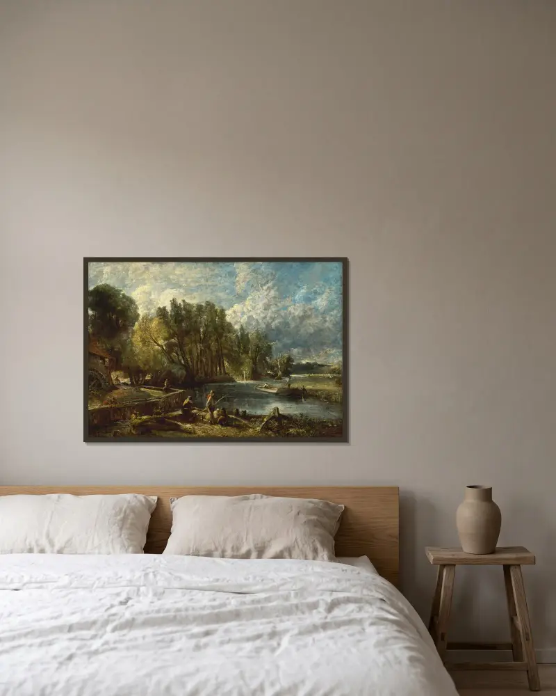 Stratford Mill, John Constable v rámu na stěně