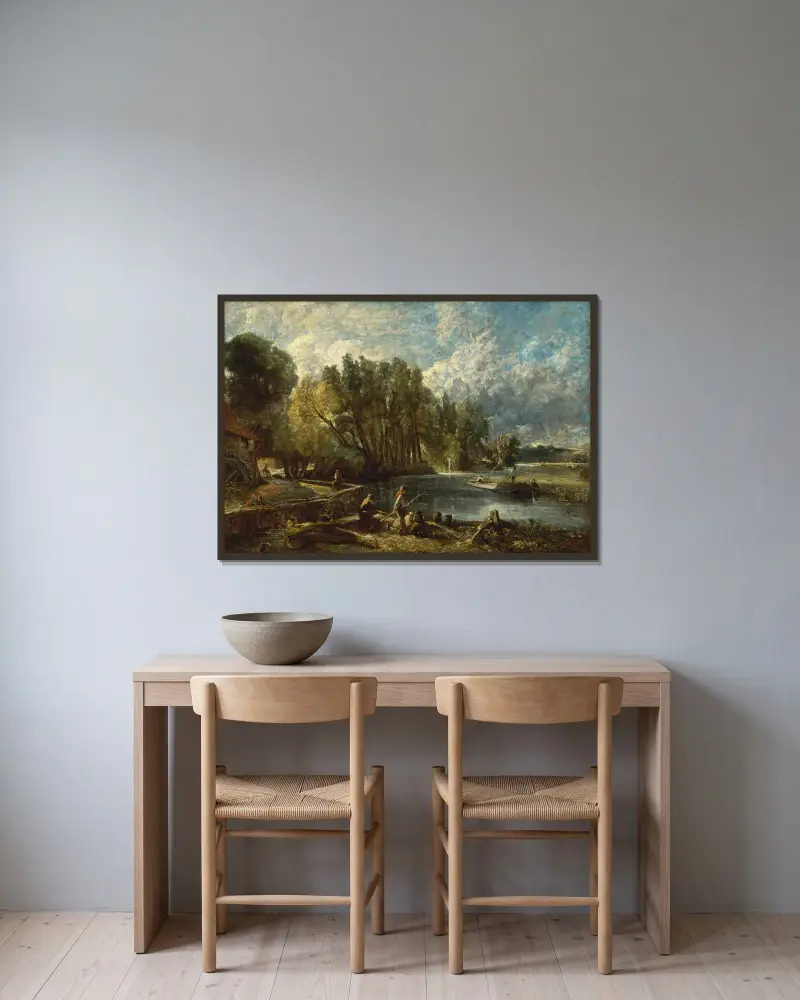 Stratford Mill, John Constable v rámu na stěně