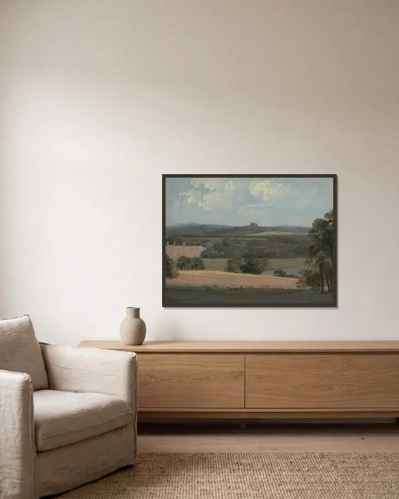 Trentham Park, John Constable v rámu na stěně